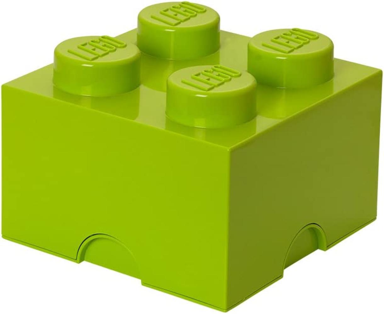 Lego 'Storage Brick 4' Aufbewahrungsbox lindgrün Bild 1
