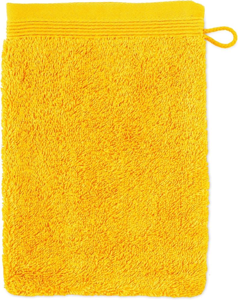 möve Superwuschel Waschhandschuh 20 x 15 cm aus 100% Baumwolle, gold Bild 1