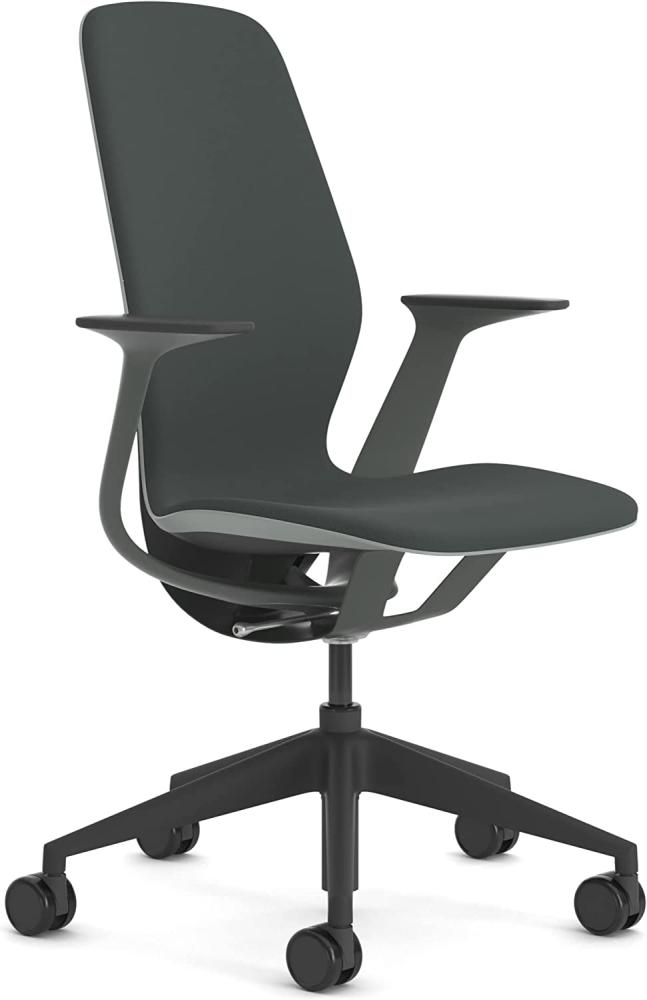 Steelcase SILQ Chair, Metal, Platin Solid/Amsel/Pfeffer Bild 1