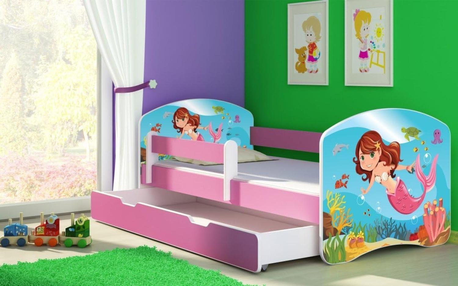 Kinderbett Dream mit verschiedenen Motiven 180x80 Mermaid Bild 1