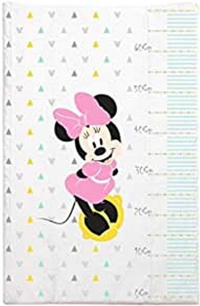 Interbaby MN010 Wickelmatratze Aus Schaumstoff Plastifiziert - 70 Cms - Disney Minnie Mouse, weiß, 100 g Bild 1