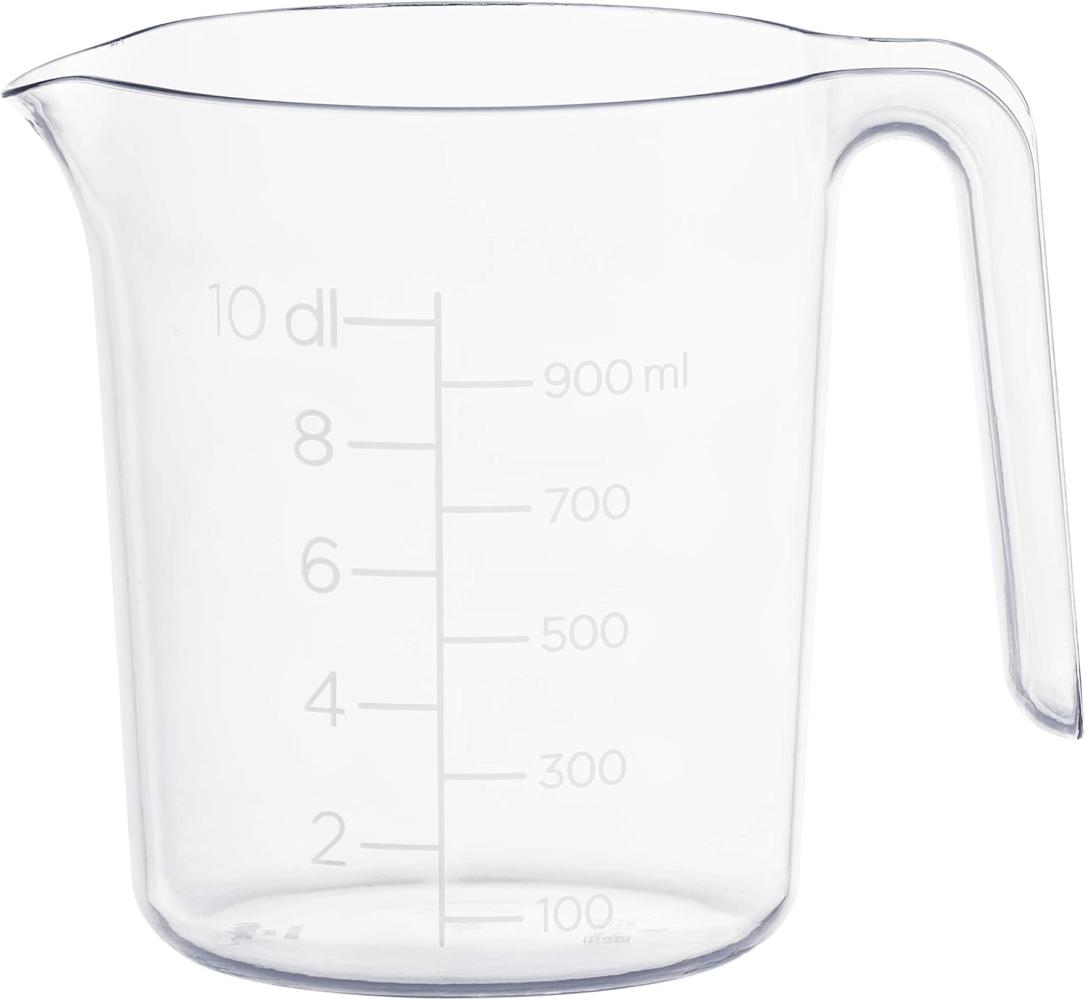 GastroMax Messbecher, 1,0 Liter, transparent Material: SAN, Maße: (B)170 x (T)150 x (H)150 mm (6407-90) Bild 1