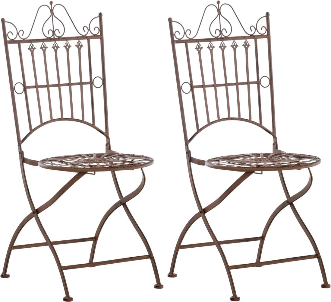 2er Set Stühle Sadao (Farbe: antik braun) Bild 1