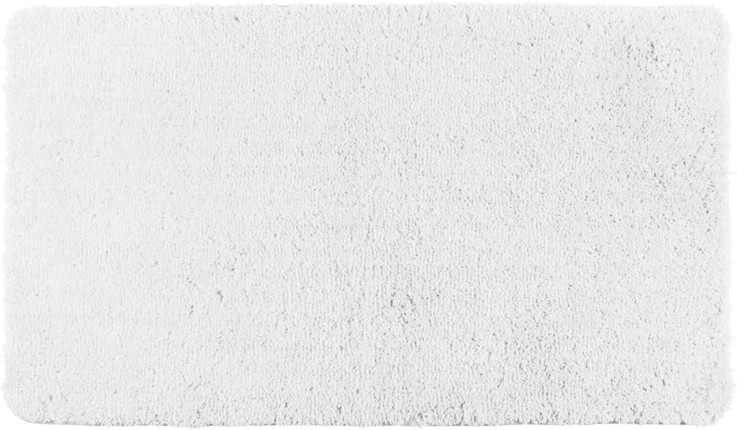 WENKO Badteppich Belize Weiß 55 x 65 cm, Mikrofaser Bild 1