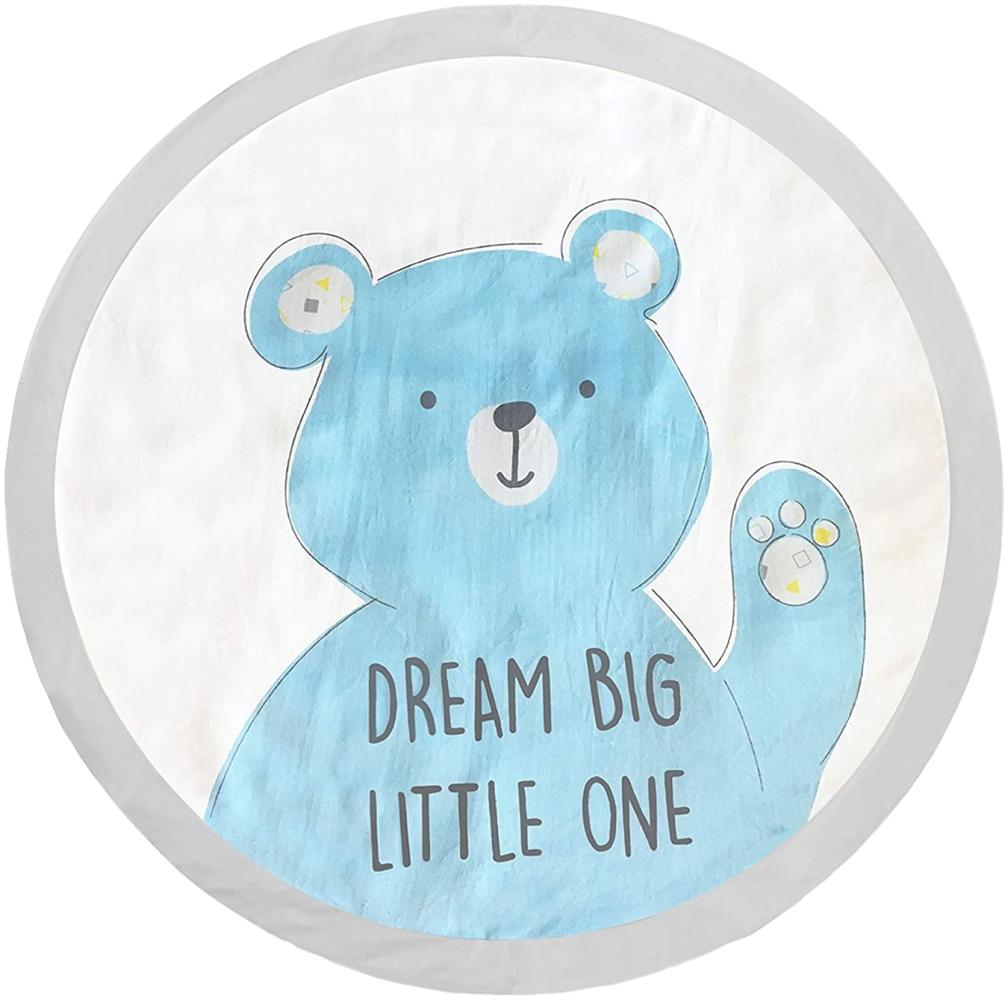 DREAMgro Playmat Blue Bear beidseitig Bild 1