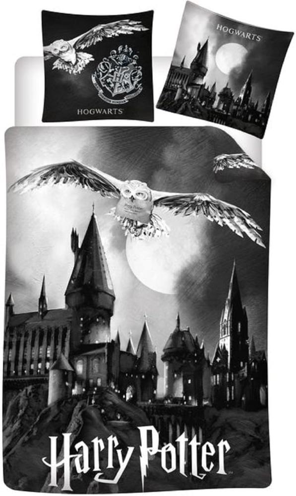 Harry Potter Wende Bettwäsche Hogwarts 2tlg 155 x 220 cm Bild 1