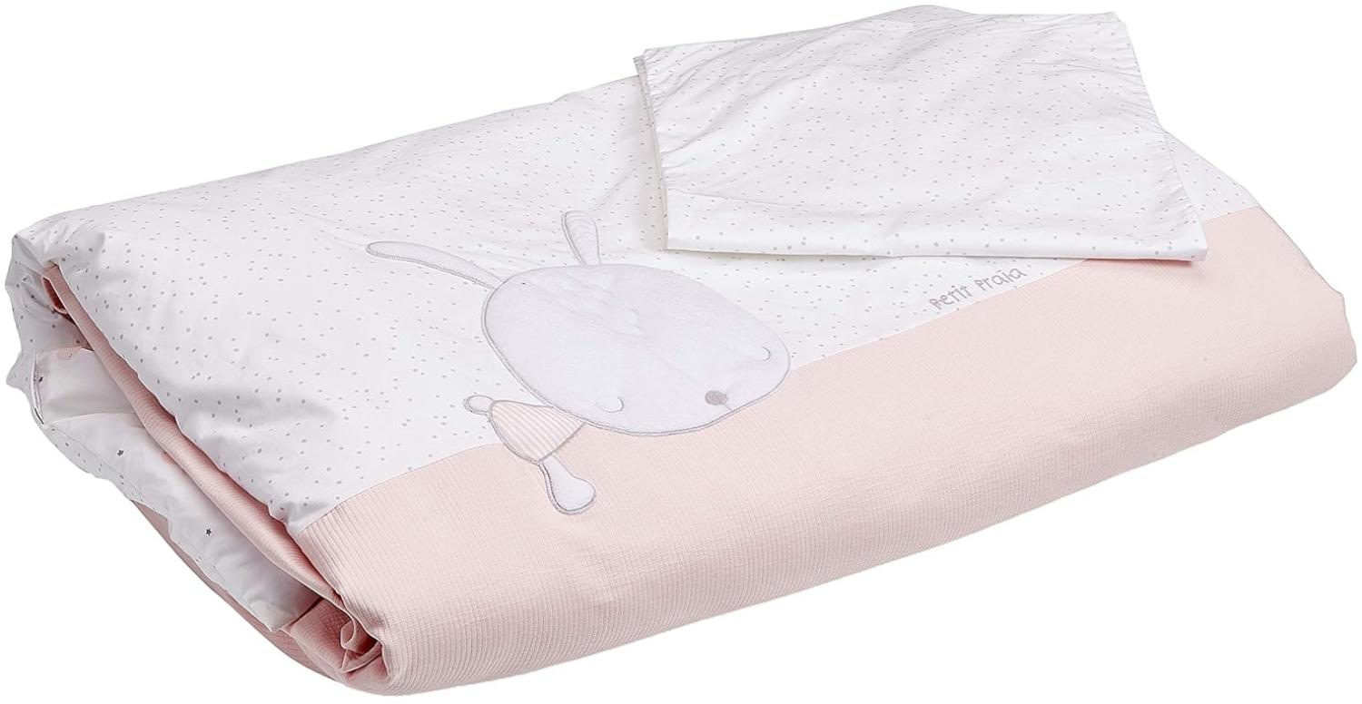 Petitpraia Schlafsack Sleepy Rosa für Kinderbett 60 - Füllung enthalten - Schlafsäcke Bild 1