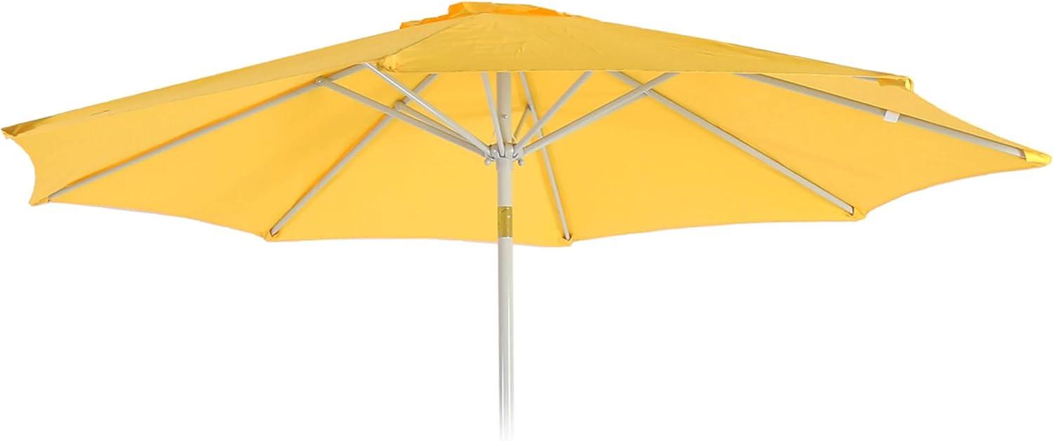 Ersatz-Bezug für Sonnenschirm N18, Sonnenschirmbezug Ersatzbezug, Ø 2,7m Stoff/Textil 5kg ~ gelb Bild 1