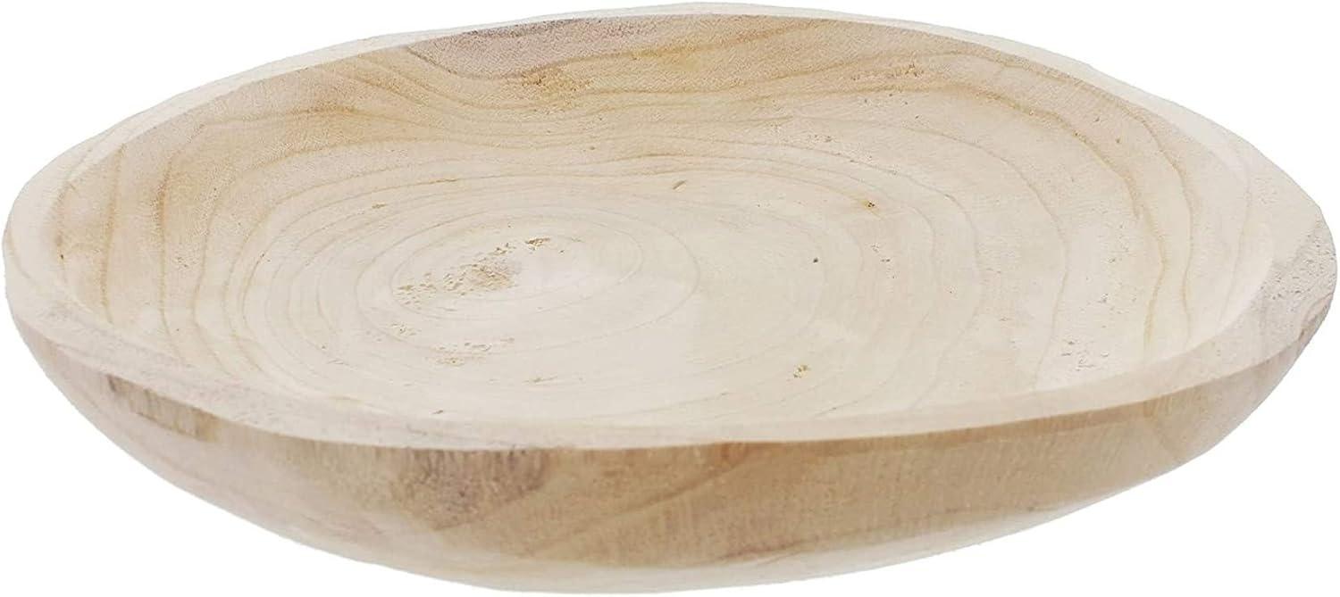 Schale "Wood" rund Ø 36 cm, aus massivem Holz, Dekoschale Bild 1