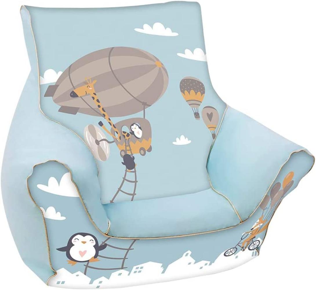 Knorrtoys 'Balloon' Kindersitzsack hellblau Bild 1