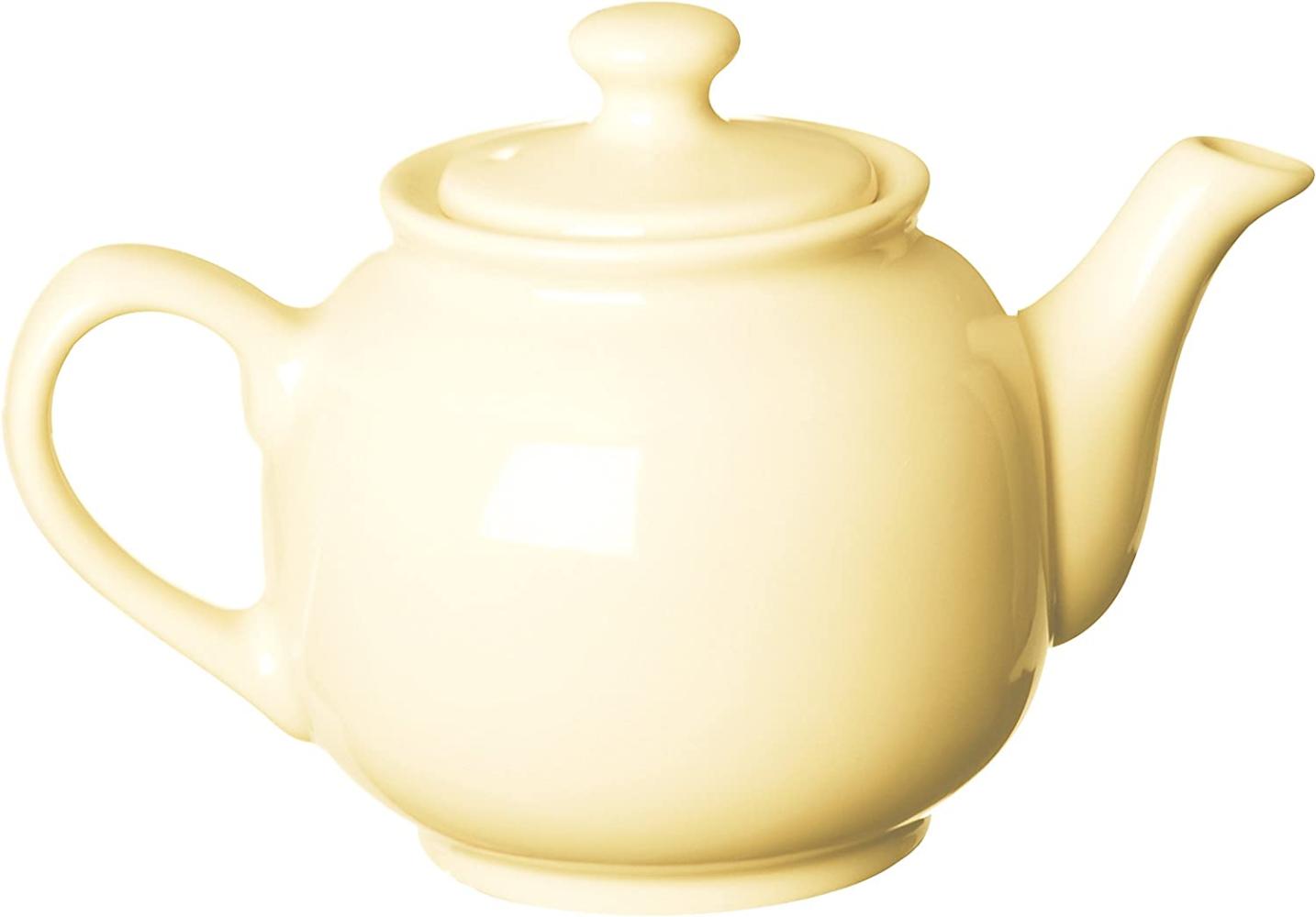 Excelsa Trendy Teekanne Aus Keramik, Maße: 12 x 21 x 12 cm. 12x21x12 cm Cremefarben Bild 1