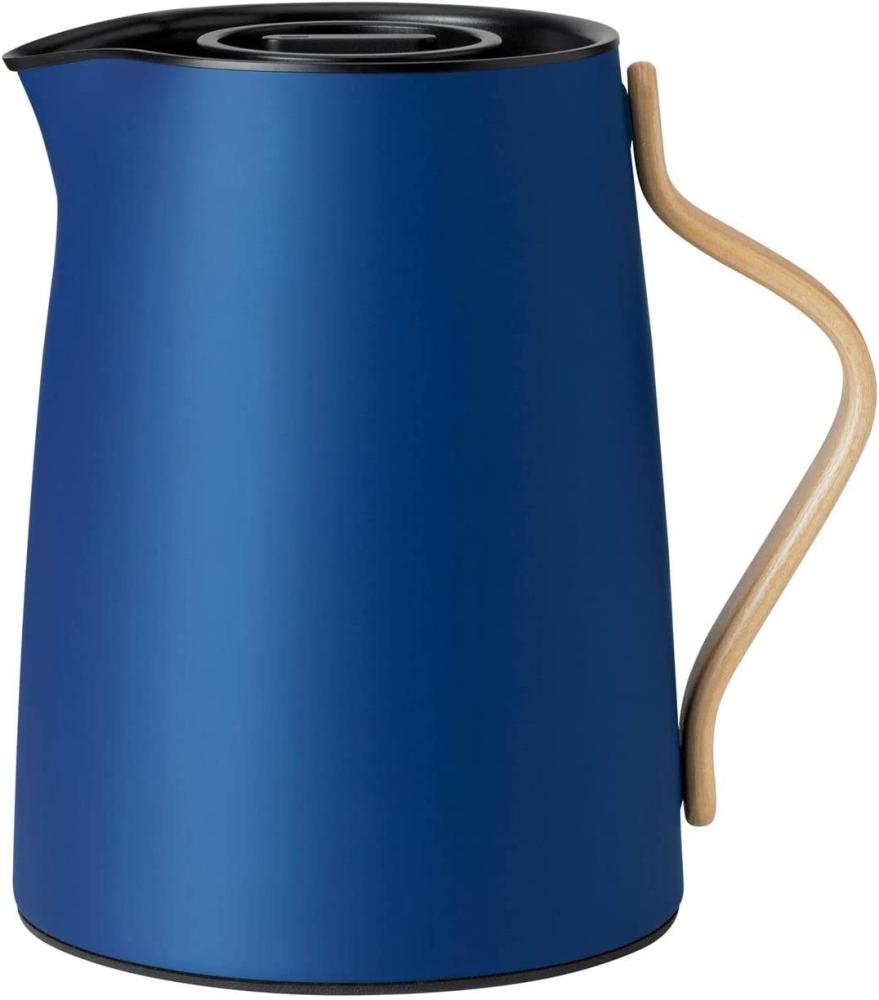 Stelton Emma Isolierkanne Tee Dark Blue, Kanne, Isokanne, Edelstahl, Stahl, Dunkelblau, 1 L, x-201-7 Bild 1