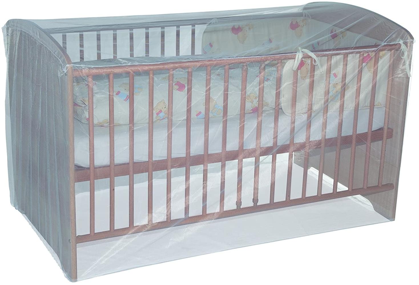 Sunnybaby 10165 Insektenschutznetz für Kinderbett, 150 x 80 x 80 cm, weiß Bild 1