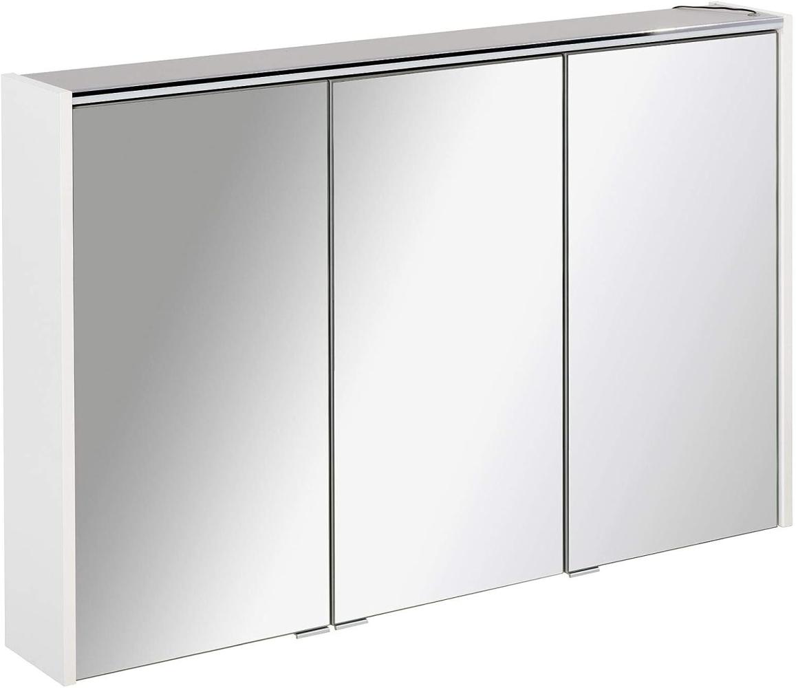 Fackelmann DENVER LED Spiegelschrank 110 cm breit, Weiß Bild 1