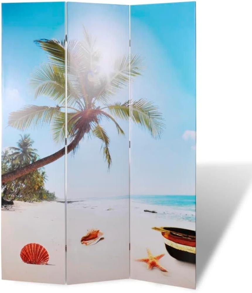 Raumteiler klappbar 120 x 170 cm Strand Bild 1