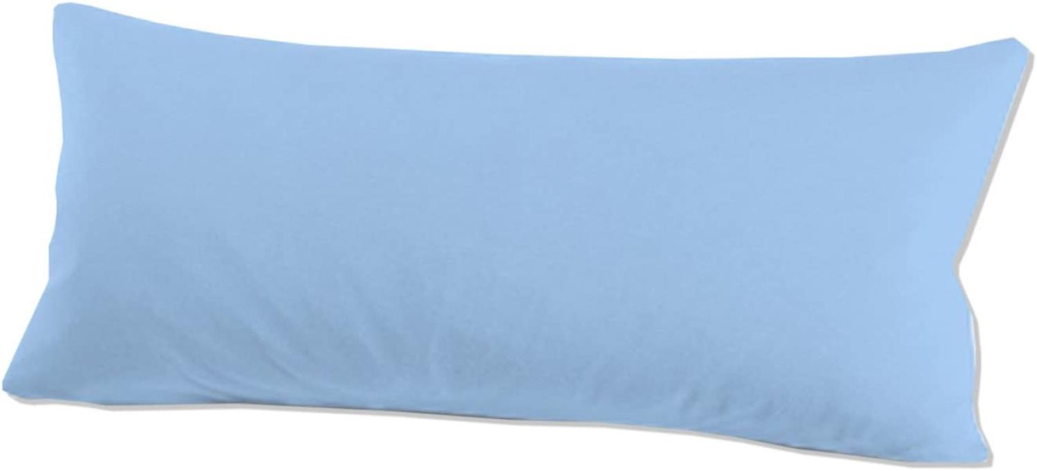 Schlafgut Kissenbezug Basic Jersey Baumwolle | Kissenbezug einzeln 40x80 cm | ice Bild 1