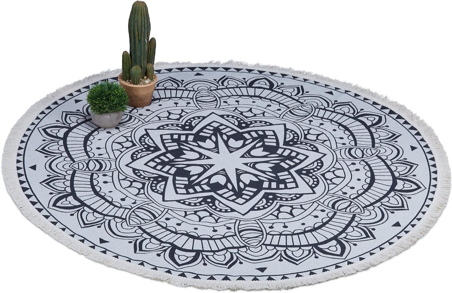 Runder Teppich im Mandala-Design 10039854 Bild 1