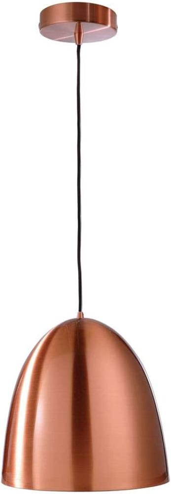 Deko Light Bell Pendelleuchte kupfer, weiß 1 flg. E27 Modern, Kupfer Bild 1