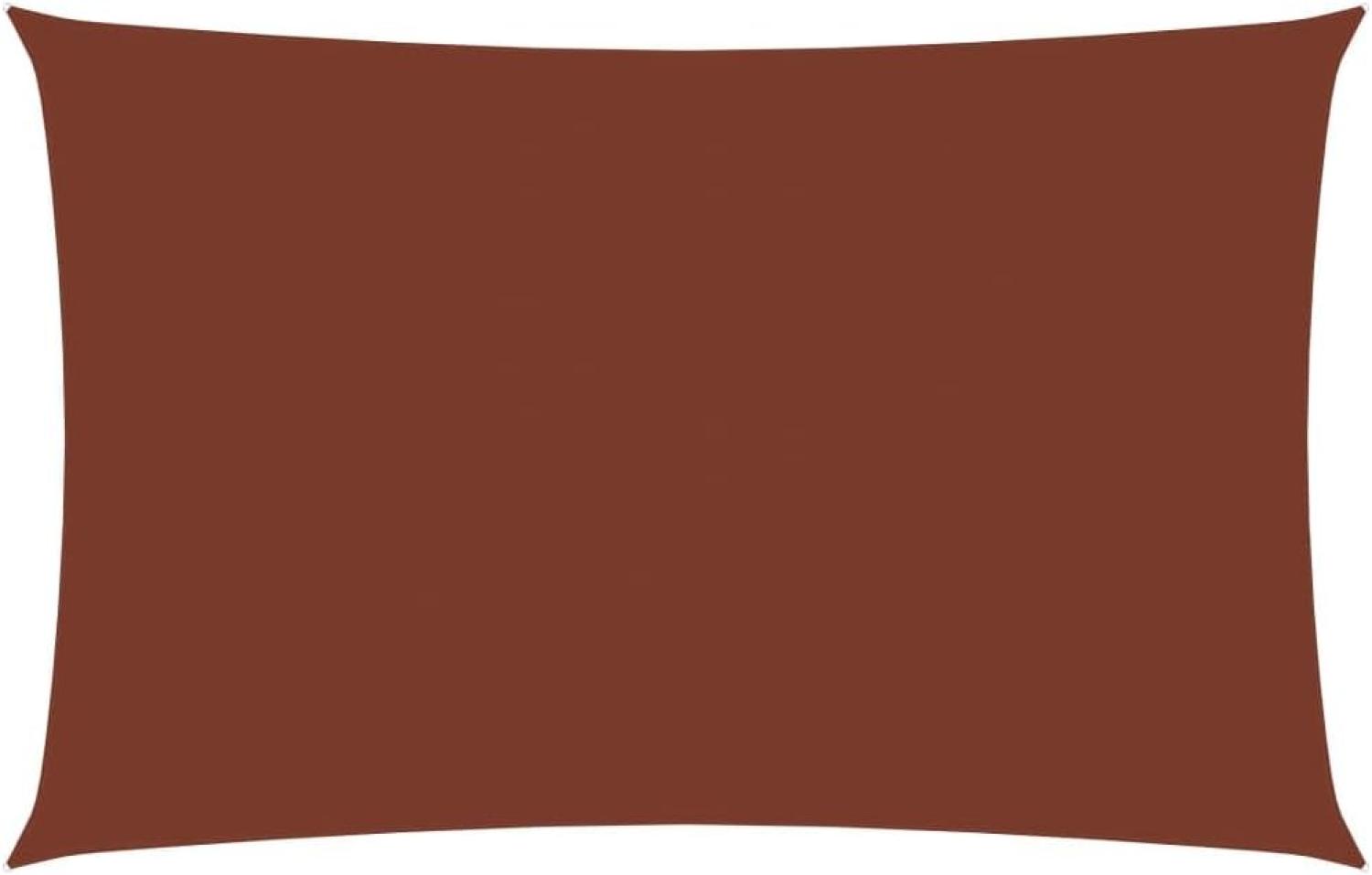 vidaXL Sonnensegel Oxford-Gewebe Rechteckig 3x6 m Terrakotta-Rot Bild 1