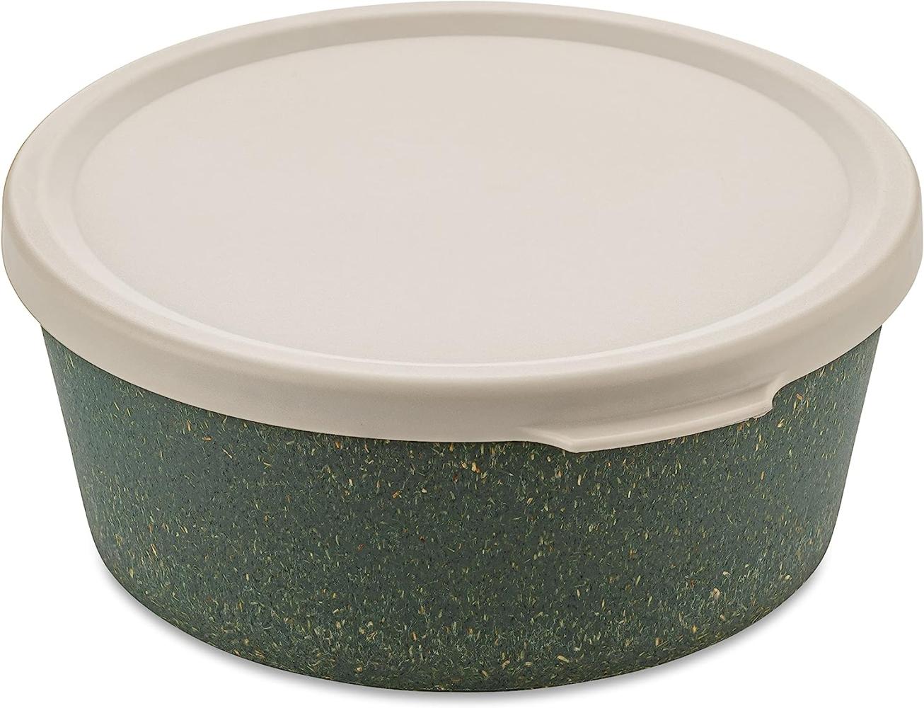 Koziol Schale Connect Bowl Mit Deckel, Schüssel, Kunststoff-Holz-Mix, Nature Ash Grey, 890 ml, 7271701 Bild 1