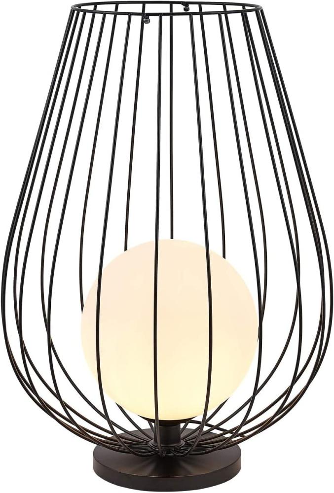 Nino Leuchten Stehlampe Wohnzimmer Stehleuchte schwarz Metall Draht 41161108 Bild 1