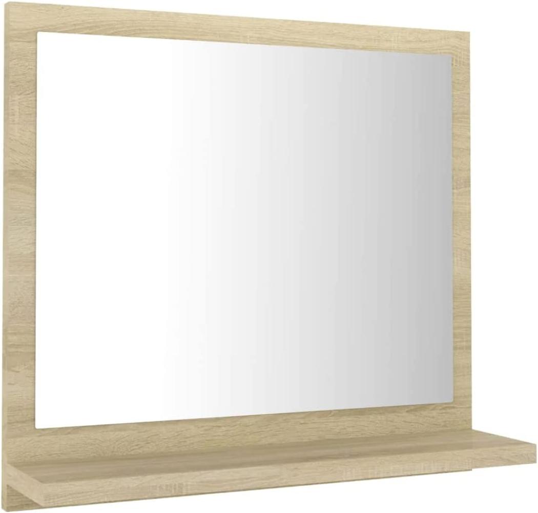 vidaXL Badspiegel Sonoma-Eiche 40x10,5x37 cm Spanplatte Bild 1