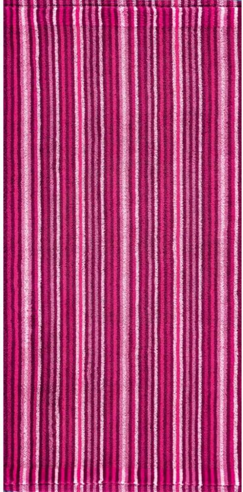Combi Stripes Duschtuch 70x140cm rot 500g/m² 100% Baumwolle Bild 1