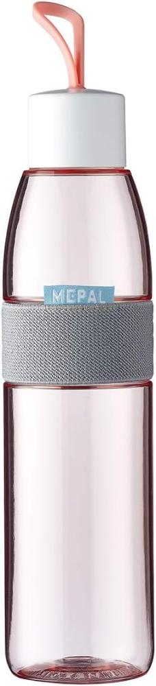 Mepal – Trinkflasche Ellipse Nordic Pink – 700 ml Inhalt – auch für kohlensäurehaltige Getränke – bruchfestes Material - auslaufsicher - Spülmaschinengeeignet Bild 1