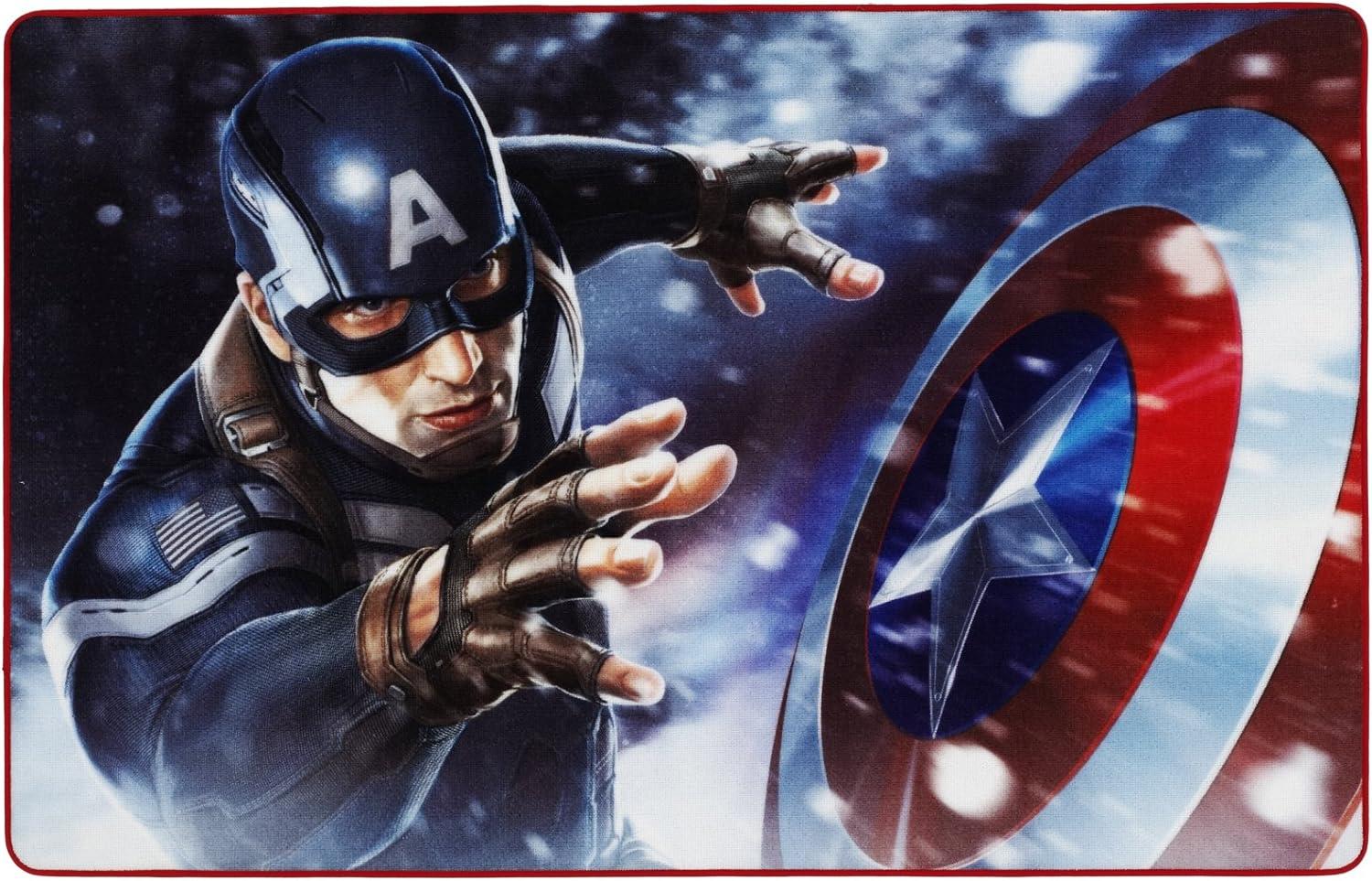 Marvel- Kinderteppich 160 x 100 cm Captain America CA1 Bild 1