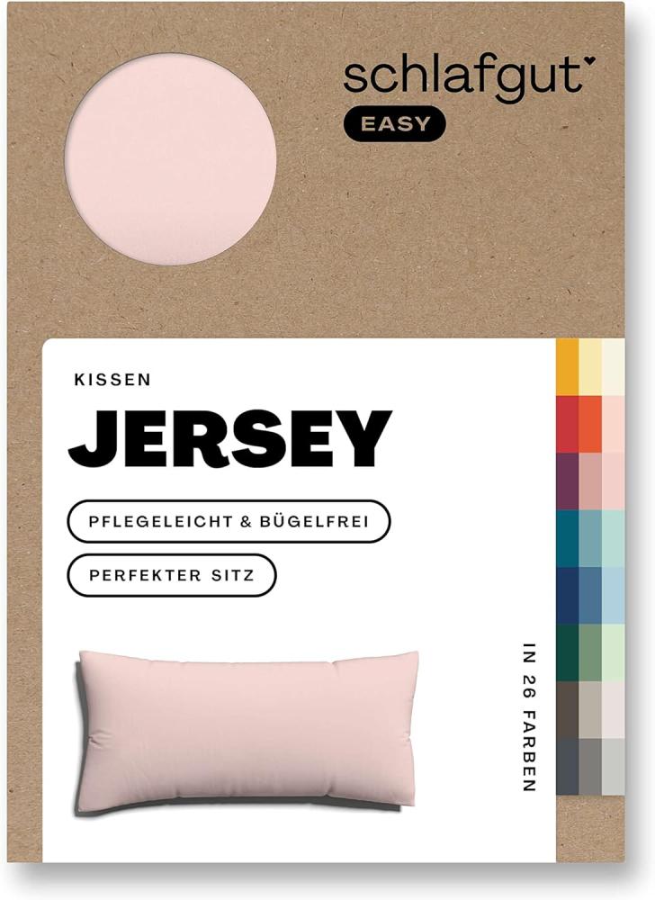 Schlafgut Kissenbezug EASY Jersey | Kissenbezug einzeln 40x80 cm | purple-light Bild 1