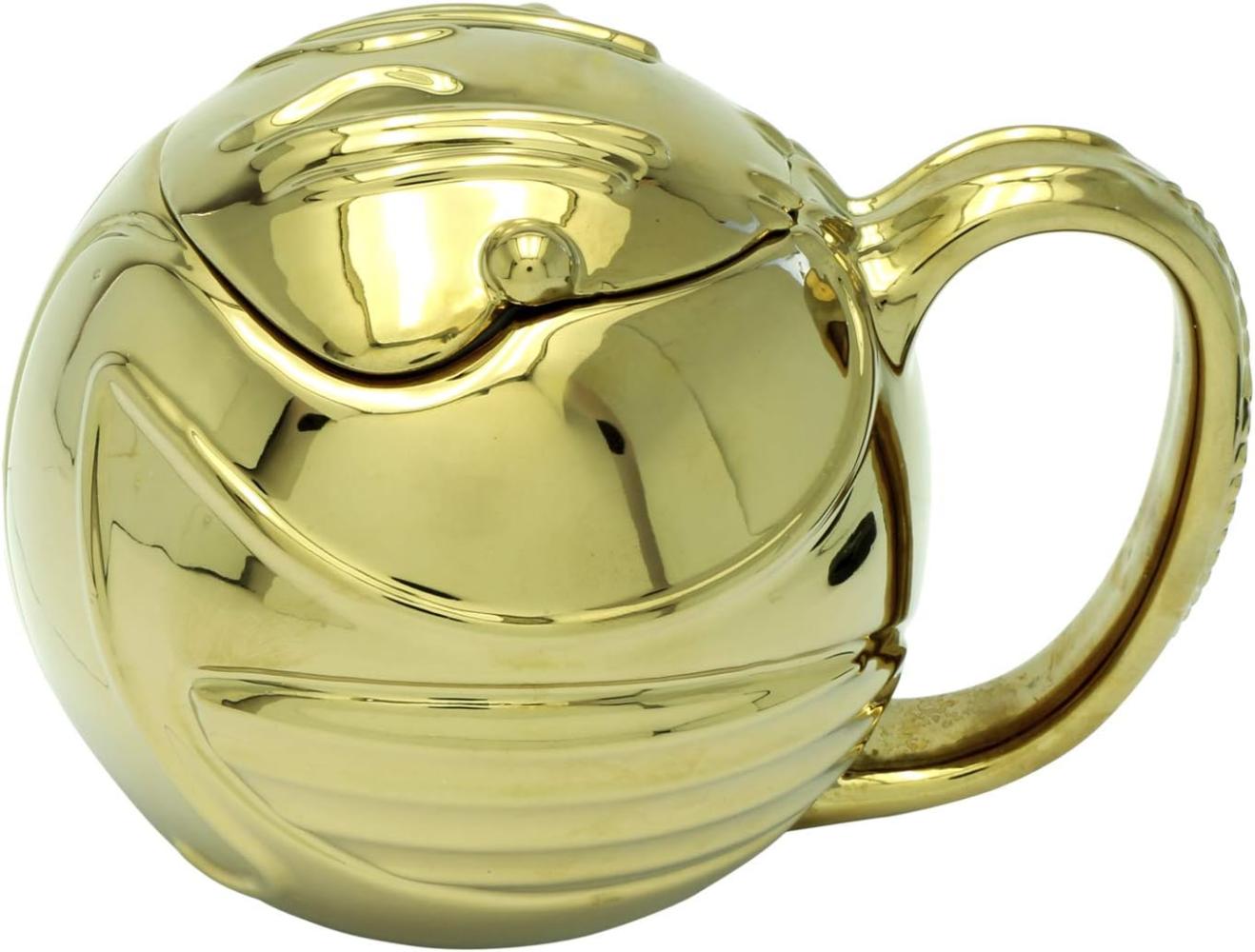 HARRY POTTER - Mug 3D Golden Snitch mit Deckel 450ml Bild 1