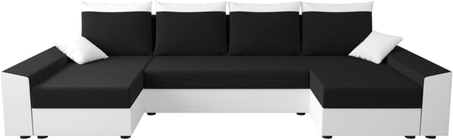 Sofa mit Schlaffunktion in U-Form PAMELA, 311x90x125, rainbow 15/rainbow 31 Bild 1