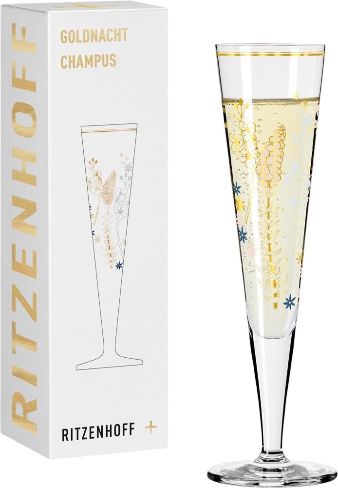 Ritzenhoff 1071037 Champagnerglas #37 GOLDNACHT Champus C. Lorenzo 2023 in Geschenkbox Bild 1