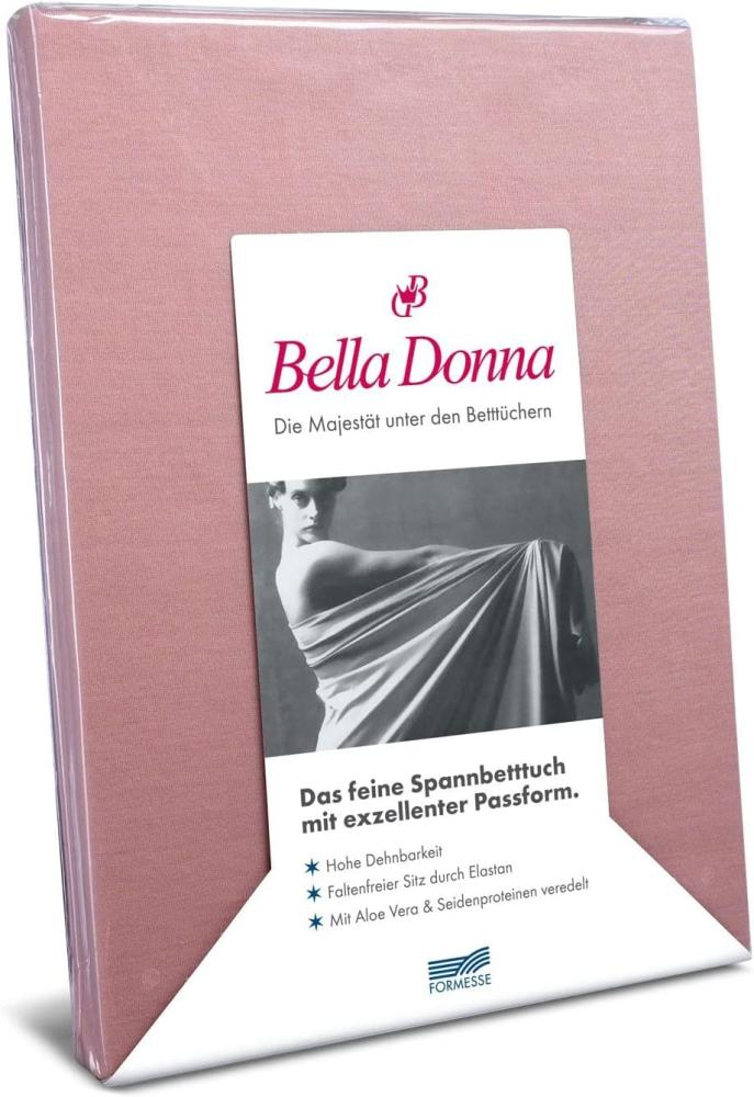 Formesse Bella-Donna Jersey Spannbettlaken | 180x200 - 200x220 cm | altrose Bild 1