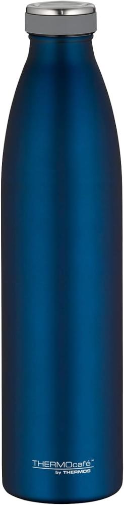 TC BOTTLE 1,00l, saphire blue, Thermosflasche aus Edelstahl, 12 h heiß /24 h kalt, absolut dicht für Schule, Büro, by THERMOS, direkt aus Edelstahl trinken, Wasserflasche kohlensäurefest, Trinkflasche Bild 1