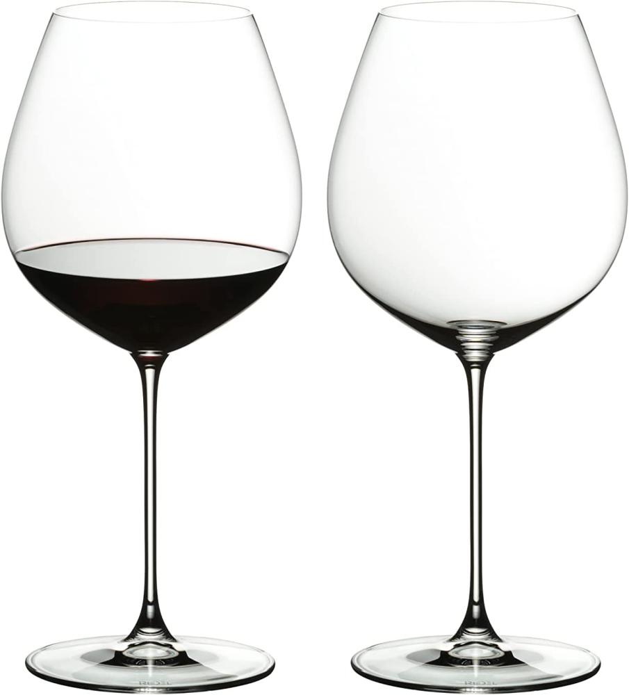 Riedel Veritas Old World Pinot Noir, 2er Set, Rotweinglas, Weißweinglas, Weinglas, Hochwertiges Glas, 705 ml, 6449/07 Bild 1