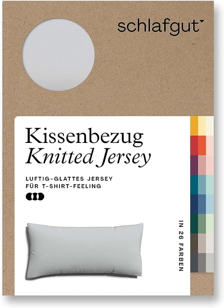 Adam Matheis Kissenbezug Knitted Jersey (BL 40x80 cm) BL 40x80 cm grau Bild 1