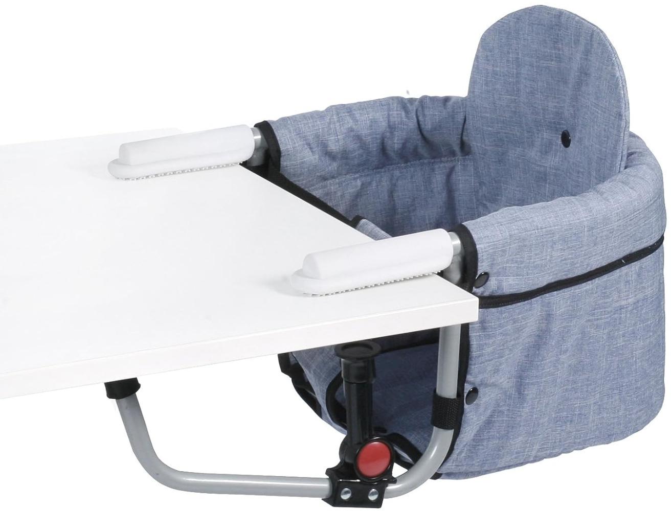 Chic 4 Baby Tisch-Sitz RELAX universelles Befestigungssystem Jeans hellblau Bild 1