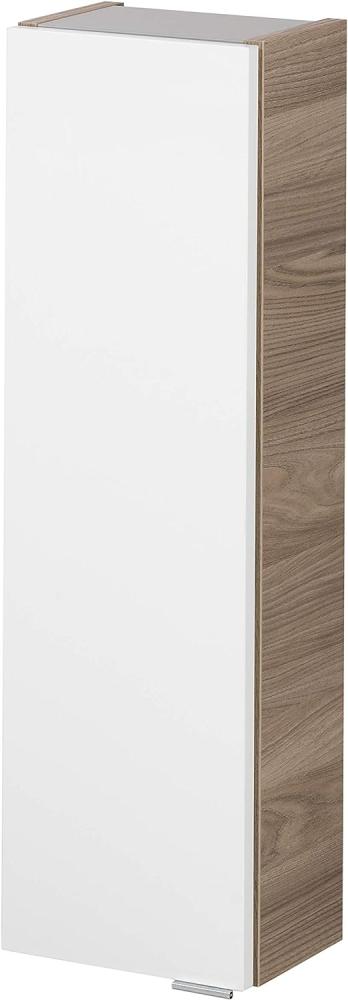 Fackelmann LUXOR Hängeschrank 20 cm, Braun hell/Weiß, links Bild 1