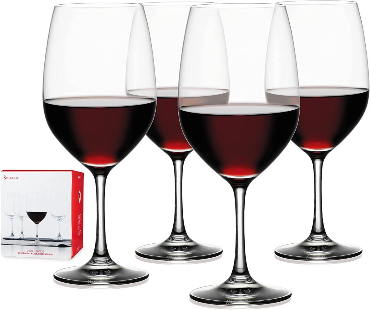 Spiegelau Vino Grande Rotwein-Magnum, 4er Set, Rotweinglas, Weinglas, Kristallglas, 620 ml, 4510277 Bild 1