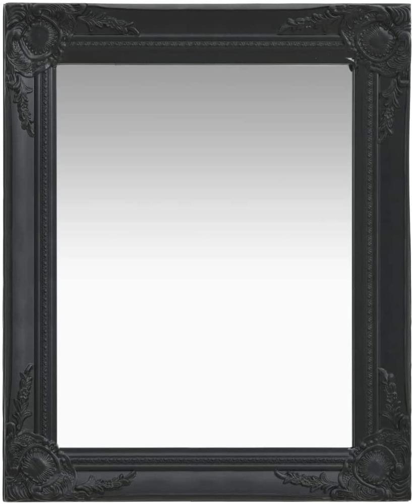 vidaXL Wandspiegel im Barock-Stil 50 x 60 cm Schwarz [320319] Bild 1