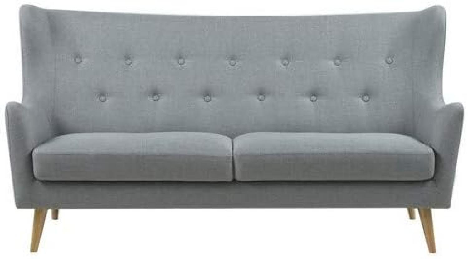 Sofa 3-Sitzig KAMMA, hellgrau, ca. 201 cm Bild 1