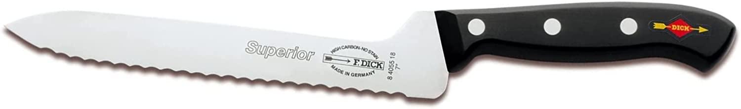 F. DICK Sandwichmesser, Superior (Wellenschliff 18 cm, nichtrostend, 56° HRC) Bild 1