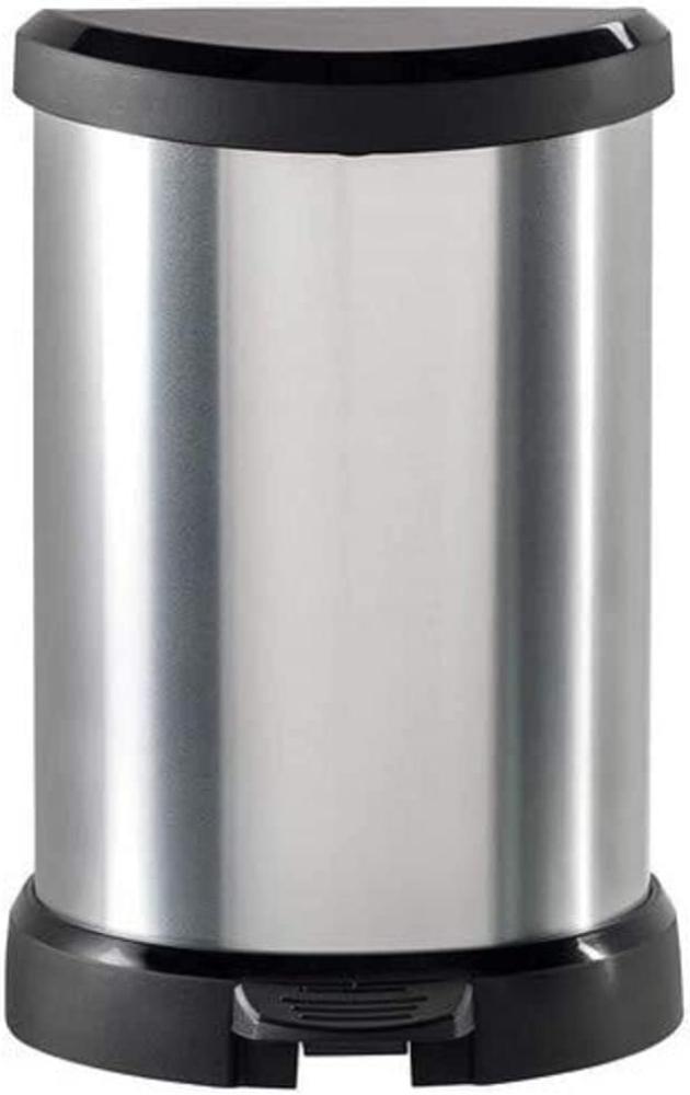 curver Mülleimer 20,0 l silbermetallic Bild 1