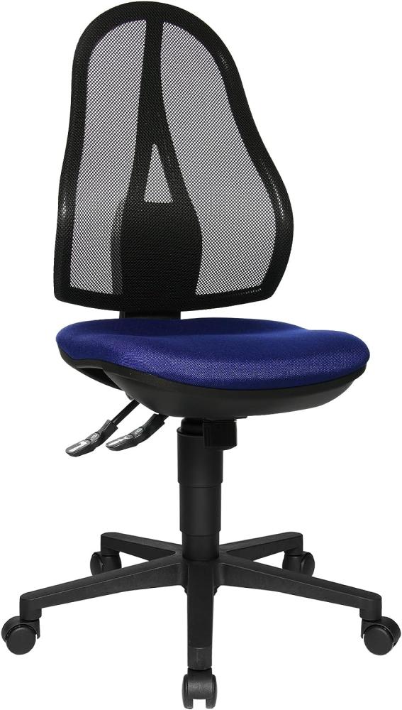 Topstar OP200G26 Open Point SY, Bürostuhl, Schreibtischstuhl, ergonomisch, Bezug blau Bild 1