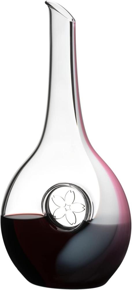 Riedel Dekanter Sakura, Dekantierkaraffe, Kristallglas, Weiß, Pink, 1. 21 L, 2021/55 Bild 1