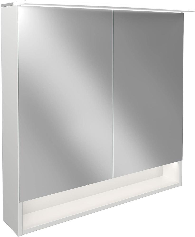 Fackelmann B. STYLE Spiegelschrank, 80 cm breit, Weiß Bild 1