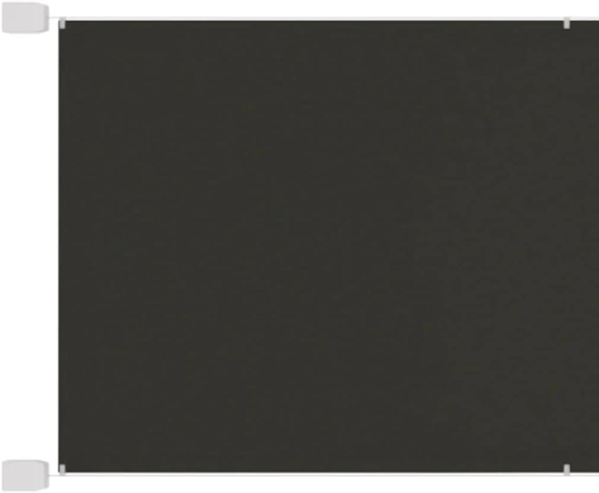 Senkrechtmarkise Anthrazit 100x420 cm Oxford-Gewebe Bild 1