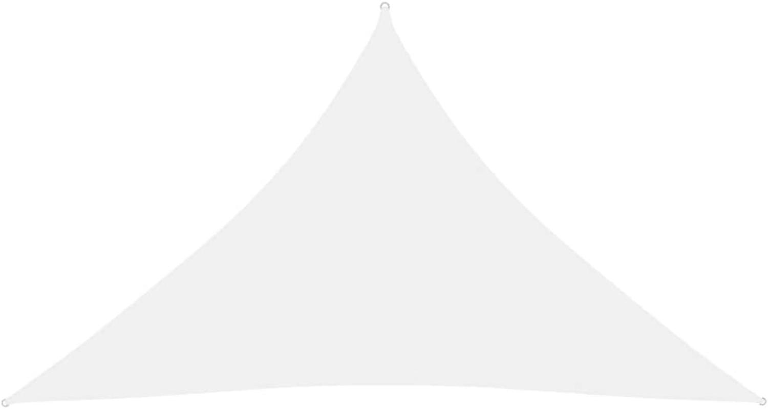 Sonnensegel Oxford-Gewebe Dreieckig 3x3x4,24 m Weiß Bild 1