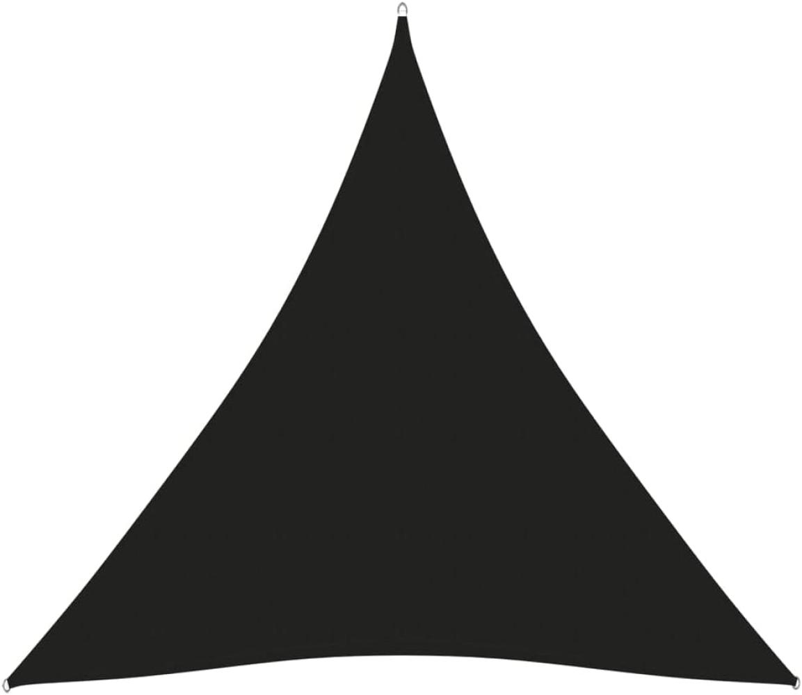 Sonnensegel Oxford-Gewebe Dreieckig 4x4x4 m Schwarz Bild 1